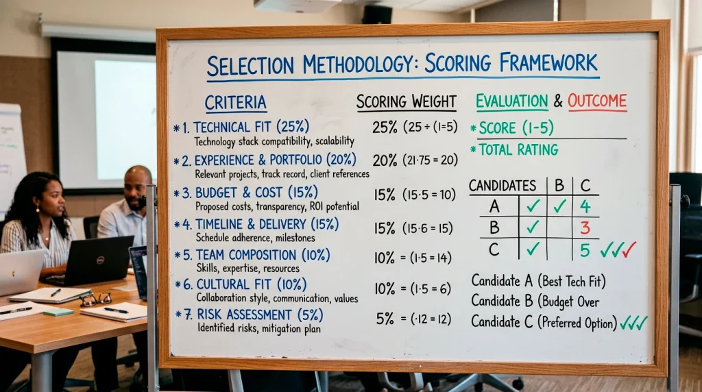 Selection criteria metrics for evaluating Chumba Casino alternatives