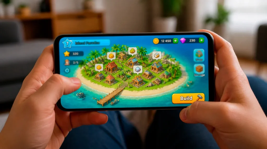 Island-building gamification system at newly launched sweepstakes casino platform