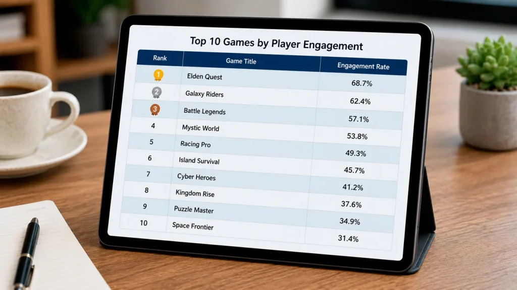 Top sweepstakes casino slot titles ranked by published RTP percentages
