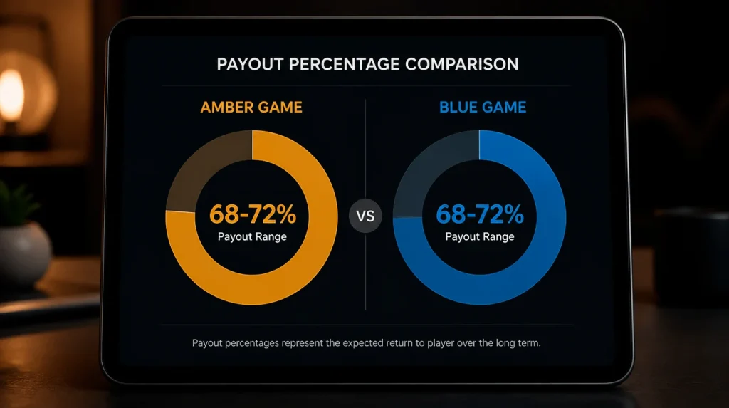 Payout ratio comparison between sweepstakes and real-money casino models