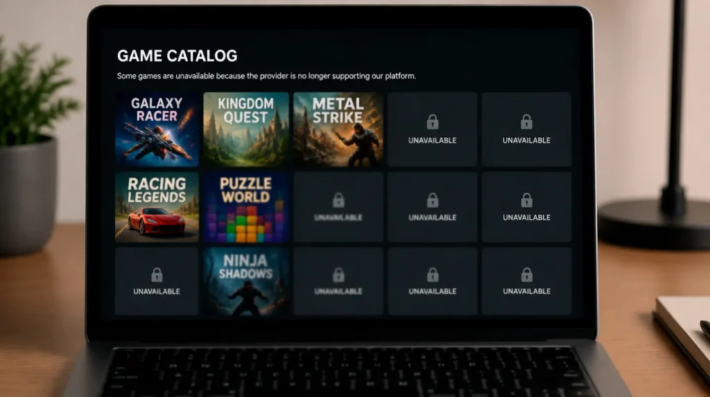 Pragmatic Play withdrawal from sweepstakes casino market impact