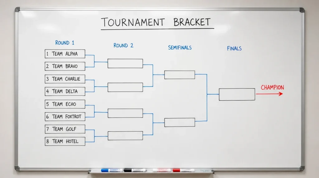 Sweepstakes casino tournament format showing leaderboard and time limits